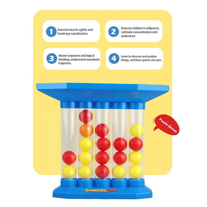 🏆Flash Sale⚡ 50K+ SOLD! Almost Gone-💥Bounce & Shoot 4-Ball Launcher Toy – 3D Tabletop Game for Multiplayer Fun, Interactive Jumping Ball Challenge