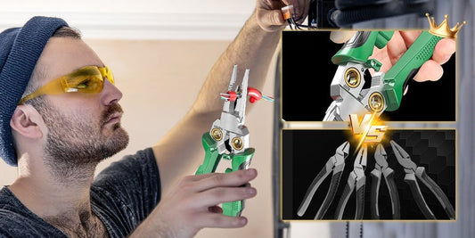 Industrial Grade 8-in-1 Wire Pliers with Voltage Detection