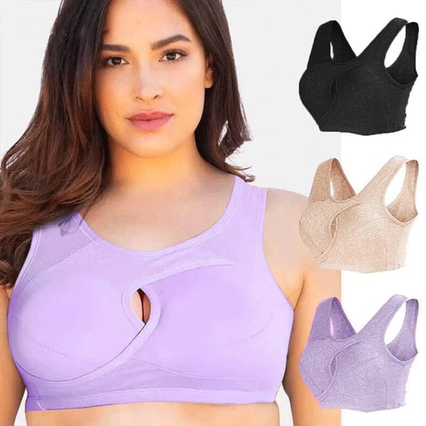 🎄Christmas Hot Sale 49% Off🔥Pure Cotton Instantly lifts Anti-Sagging Wirefree Bra⚡