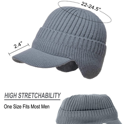 🔥Elastic Warm Ear Protection Knitted Hat☃️