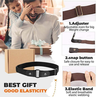 (💥Father's Day Promotion - 49% OFF)- Buckle-free Invisible Elastic Waist Belts