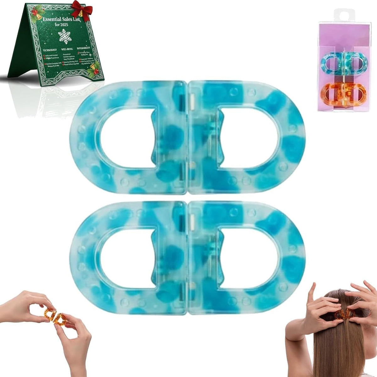 Smart Magnetic Hair Clips