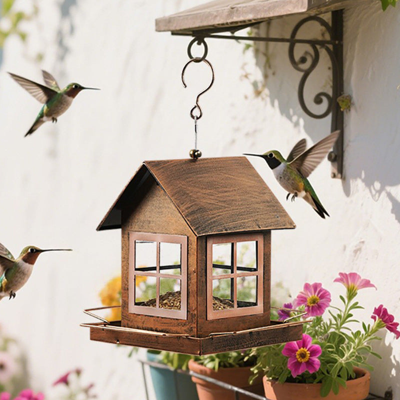 Outdoor Hanging Metal Bird Feeder