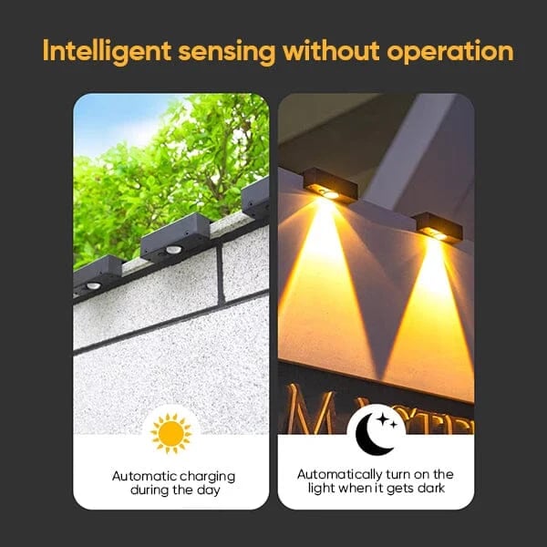 SAKER® Bright Wall Light Solar