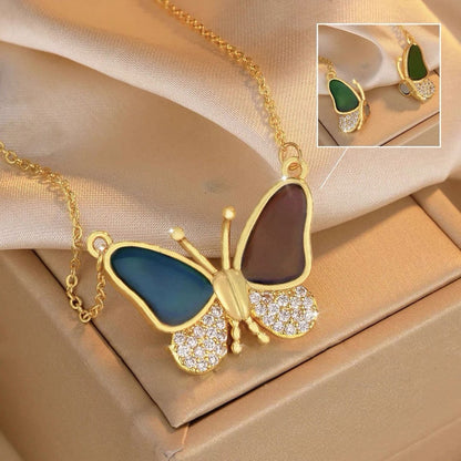 🦋Color Changing Butterfly Necklace