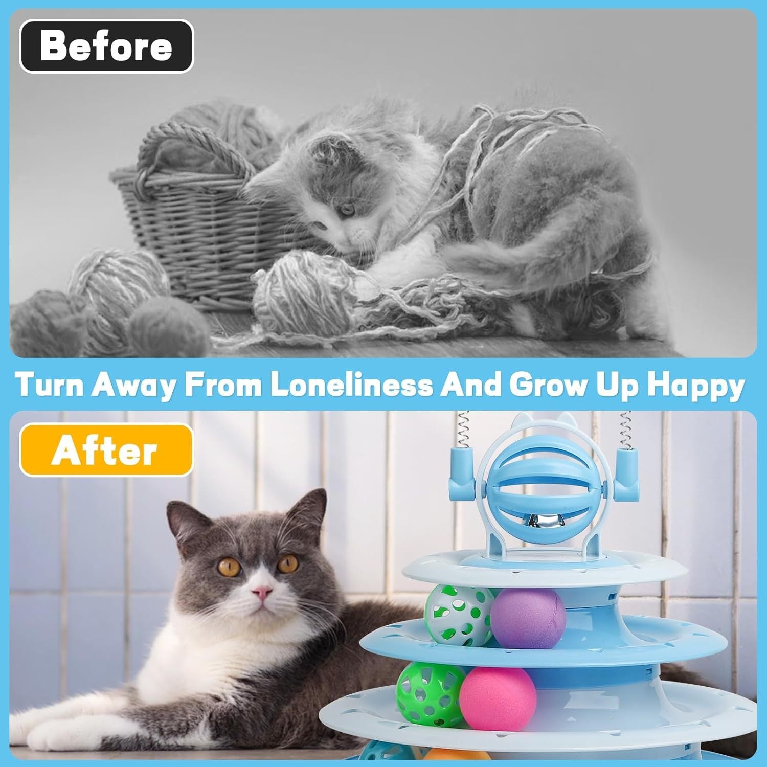 Cat Toys For Indoor Cats Kitten Toys