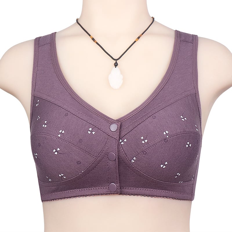 🔥Comfortable Front Button Bra🎀