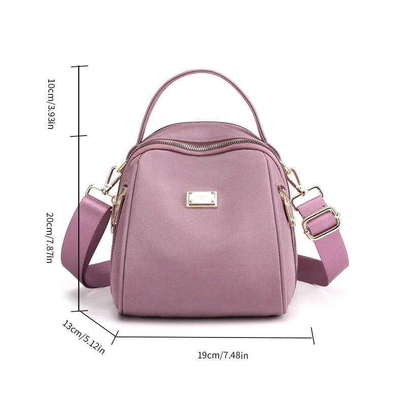 Fashion Nylon Backpack Lightweight Handbag Satchel
