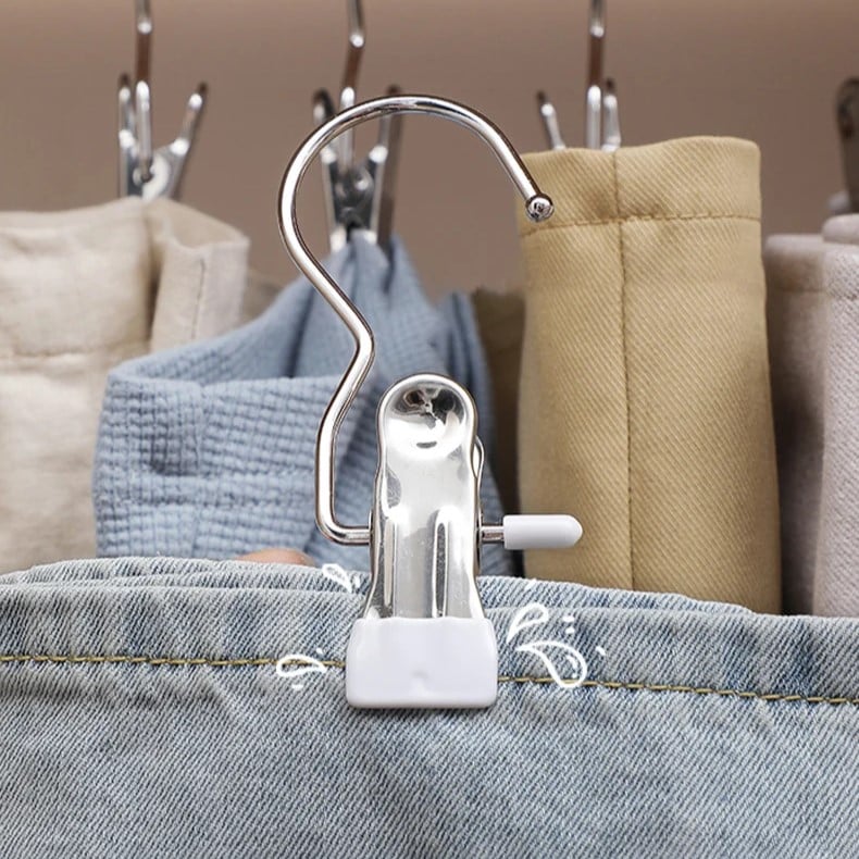 Space-Saving Clothes and Hat Storage Hook