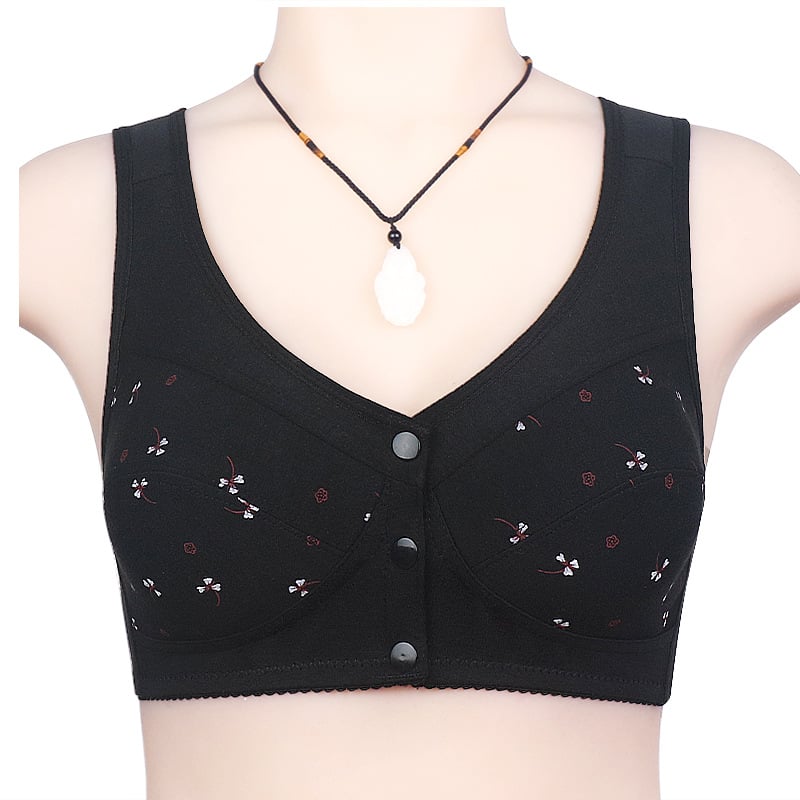 🔥Comfortable Front Button Bra🎀
